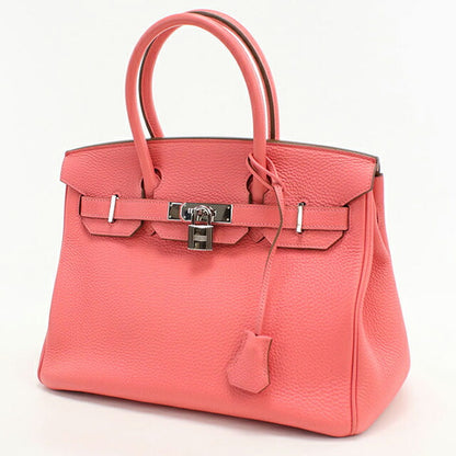 Used Hermes Handbag Ladies Brand HERMES Birkin 30 Pink Bag USDHE99537011