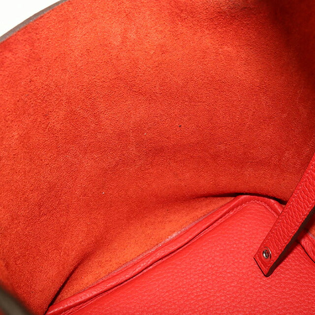 Used Hermes Handbag Ladies Brand HERMES Picotan Lock PM Red Bag USDHE99722011