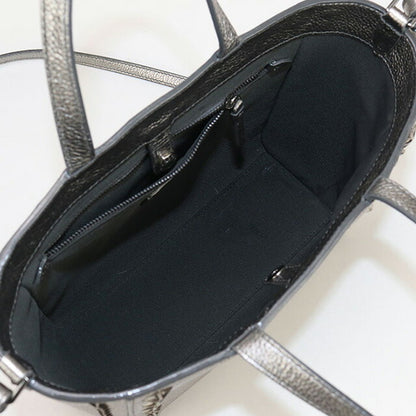 二手 Jimmy Choo 手提包女式品牌 JIMMY CHOO 星星饰钉 2WAY 皮革银色包 USDJI101952011