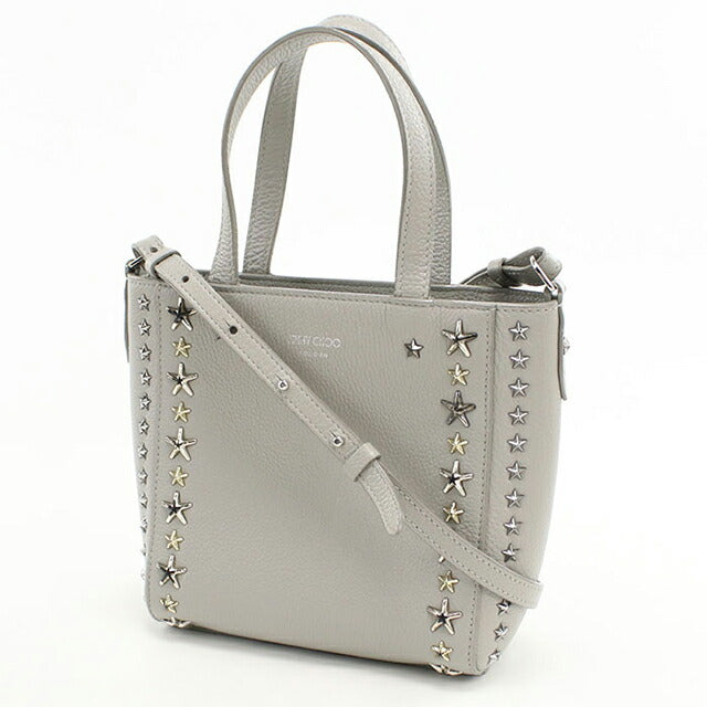 二手 Jimmy Choo 手提包 女士品牌 JIMMY CHOO Mini Pegasi 2WAY 皮革灰色包 USDJI102209011