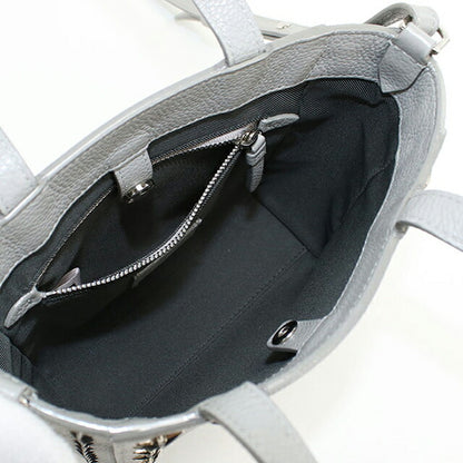 二手 Jimmy Choo 手提包 女士品牌 JIMMY CHOO Mini Pegasi 2WAY 皮革灰色包 USDJI102209011