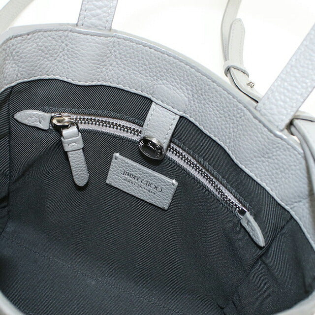 最終価格　極美品　ジミーチュウ デリー レザー ボディバッグ シルバー 中古 ジミーチュウ ハンドバッグ レディース ブランド JIMMY CHOO