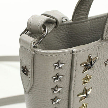 二手 Jimmy Choo 手提包 女士品牌 JIMMY CHOO Mini Pegasi 2WAY 皮革灰色包 USDJI102209011