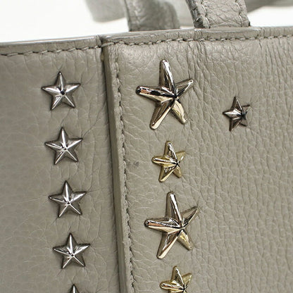 二手 Jimmy Choo 手提包 女士品牌 JIMMY CHOO Mini Pegasi 2WAY 皮革灰色包 USDJI102209011