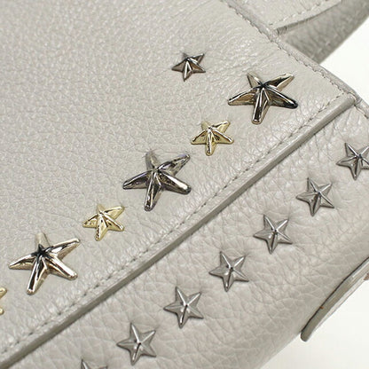二手 Jimmy Choo 手提包 女士品牌 JIMMY CHOO Mini Pegasi 2WAY 皮革灰色包 USDJI102209011