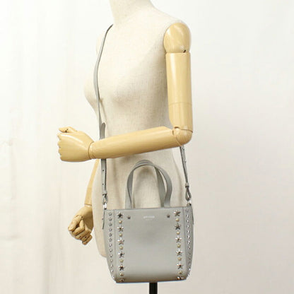 二手 Jimmy Choo 手提包 女士品牌 JIMMY CHOO Mini Pegasi 2WAY 皮革灰色包 USDJI102209011