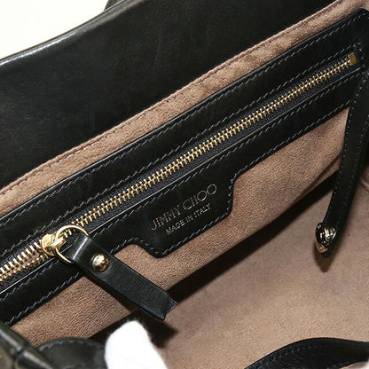 中古 ジミーチュウ トートバッグ レディース ブランド JIMMY CHOO SOFIA-S LTR173 レザー ブラック バッグ USDJI107689011
