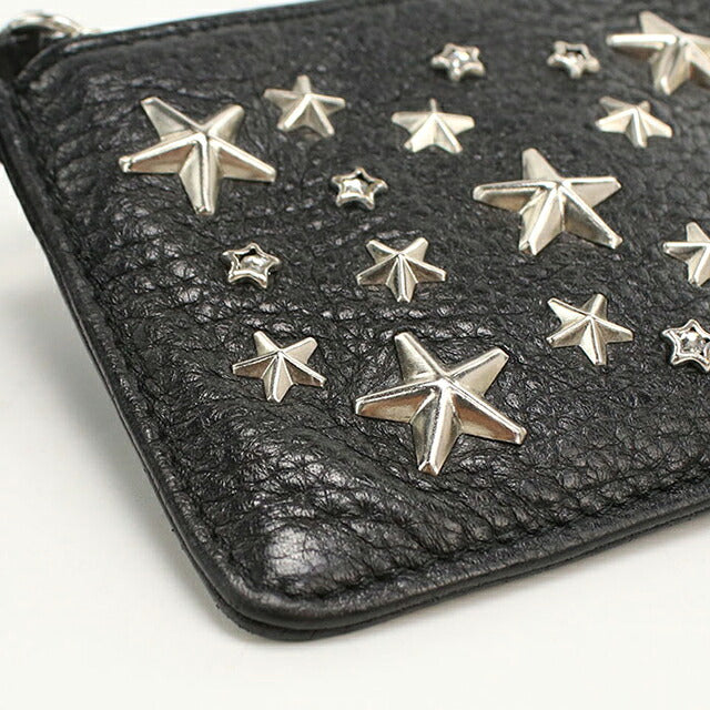 中古 ジミーチュウ 小銭入れ ユニセックス ブランド JIMMY CHOO ナンシー コインケース ブラック USDJI114759011