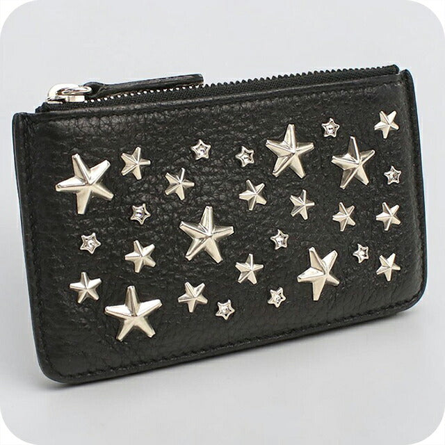 中古 ジミーチュウ 小銭入れ ユニセックス ブランド JIMMY CHOO ナンシー コインケース ブラック USDJI114759011