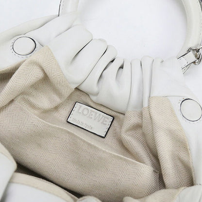 中古 ロエベ ハンドバッグ レディース ブランド LOEWE バウンス 2WAY ホワイト バッグ USDLO100241011