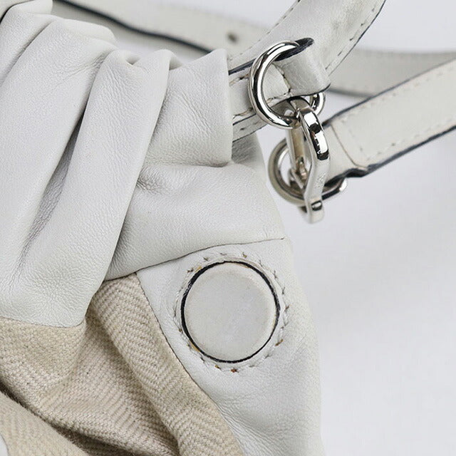 中古 ロエベ ハンドバッグ レディース ブランド LOEWE バウンス 2WAY ホワイト バッグ USDLO100241011