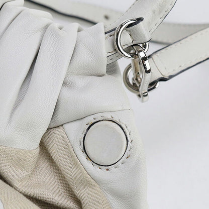 中古 ロエベ ハンドバッグ レディース ブランド LOEWE バウンス 2WAY ホワイト バッグ USDLO100241011