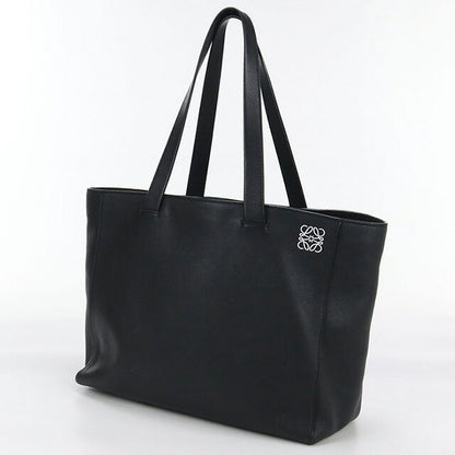 中古 ロエベ トートバッグ ユニセックス ブランド LOEWE イーストウエスト ショッパー レザー 308.20.K86 ブラック バッグ USDLO100333011