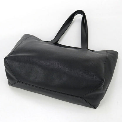 中古 ロエベ トートバッグ ユニセックス ブランド LOEWE イーストウエスト ショッパー レザー 308.20.K86 ブラック バッグ USDLO100333011