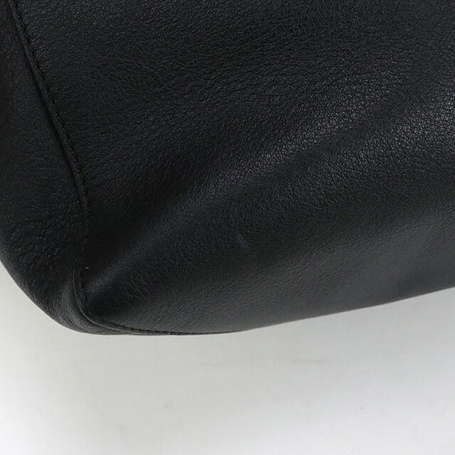 中古 ロエベ トートバッグ ユニセックス ブランド LOEWE イーストウエスト ショッパー レザー 308.20.K86 ブラック バッグ USDLO100333011