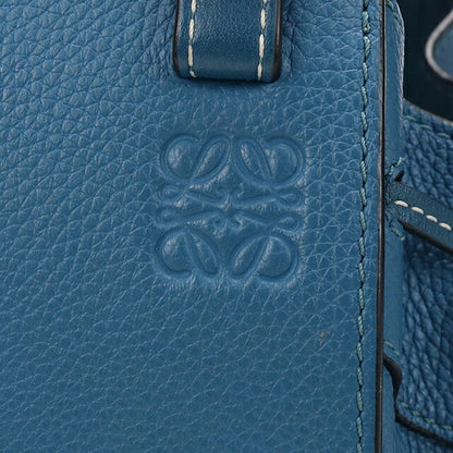 中古 ロエベ 斜め掛け ショルダーバッグ レディース ブランド LOEWE ハンモックドローストリングスミニ 2WAY ブルー USDLO100428011