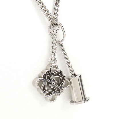 中古 ロエベ ネックレス レディース ブランド LOEWE アナグラム パーソナライゼーション N691420X01 シルバー アクセサリー USDLO100630011