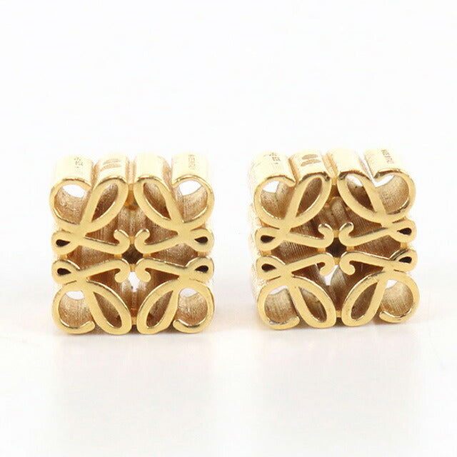 中古 ロエベ ピアス レディース ブランド LOEWE アナグラム J821239X04 ゴールド アクセサリー USDLO100926011