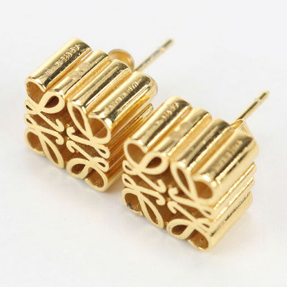 中古 ロエベ ピアス レディース ブランド LOEWE アナグラム J821239X04 ゴールド アクセサリー USDLO100926011