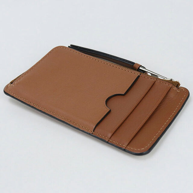 中古 ロエベ 小銭入れ レディース ブランド LOEWE パズル フラグメントケース レザー ブラウン 財布 USDLO101190011