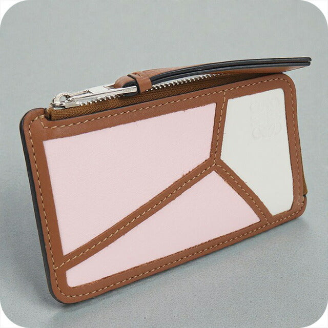 中古 ロエベ 小銭入れ レディース ブランド LOEWE パズル フラグメントケース レザー ブラウン 財布 USDLO101190011