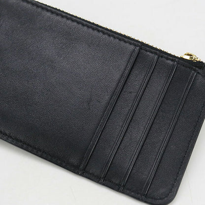 中古 ロエベ 小銭入れ レディース ブランド LOEWE ノット フラグメントケース　コインカードホルダー レザー ブラック 財布 USDLO101203011