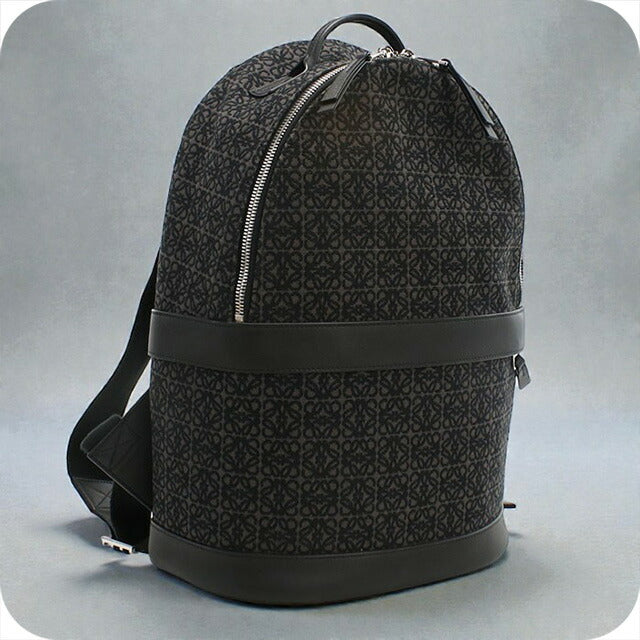 中古 ロエベ リュック メンズ ブランド LOEWE アナグラム バックパック ブラック バッグ USDLO101284011