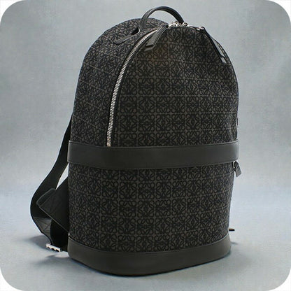 二手LOEWE背包男士品牌LOEWE Anagram背包黑色包USDLO101284011