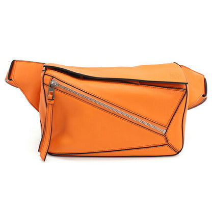 Used LOEWE Body Bag Unisex Brand LOEWE Puzzle Bum Bag Small Orange USDLO101344011