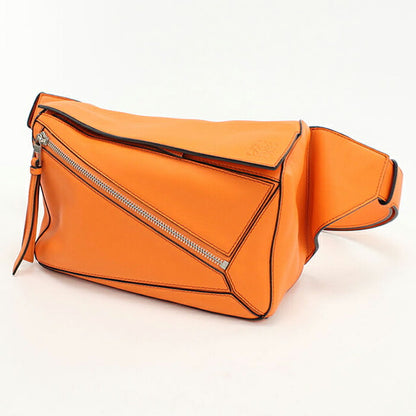 Used LOEWE Body Bag Unisex Brand LOEWE Puzzle Bum Bag Small Orange USDLO101344011