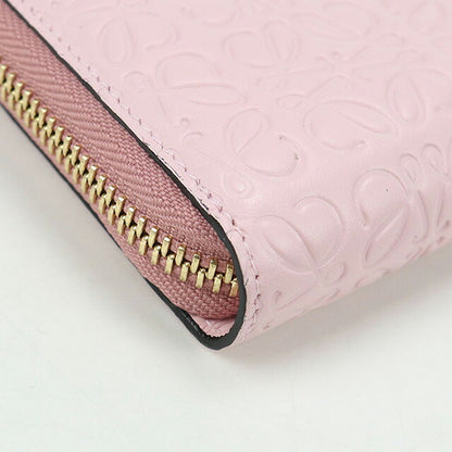 中古 ロエベ 長財布ラウンドファスナー レディース ブランド LOEWE リピート ジップアラウンドウォレット C499T12X05 ピンク 財布 USDLO101667011