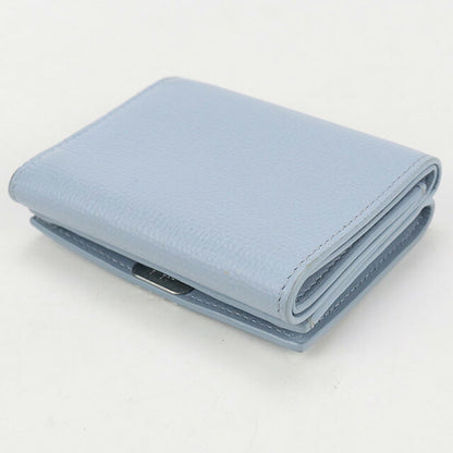 二手 LOEWE 三折钱包 女士品牌 LOEWE Anagram 三折钱包 C821TR2X16 蓝色钱包 USDLO101834011