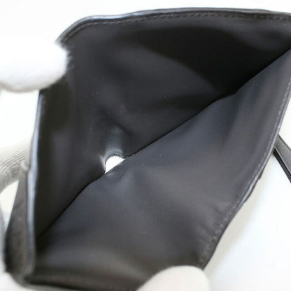 中古 ロエベ 二折財布 レディース ブランド LOEWE パズル スリム コンパクトウォレット レザー C510W73X02 グレー 財布 USDLO101862011