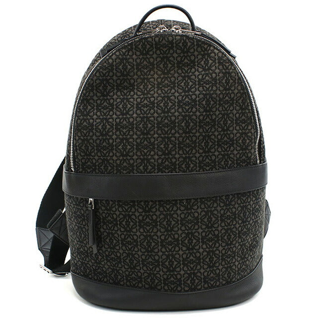 中古 ロエベ リュック メンズ ブランド LOEWE アナグラム バックパック ブラック バッグ USDLO101880011