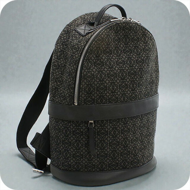 中古 ロエベ リュック メンズ ブランド LOEWE アナグラム バックパック ブラック バッグ USDLO101880011
