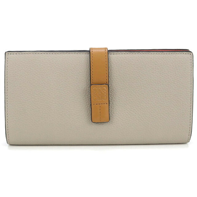 中古 ロエベ 長財布二折 レディース ブランド LOEWE バーティカル ウォレット ラージ C660S40X01 ベージュ 財布 USDLO101962011