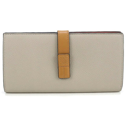 中古 ロエベ 長財布二折 レディース ブランド LOEWE バーティカル ウォレット ラージ C660S40X01 ベージュ 財布 USDLO101962011