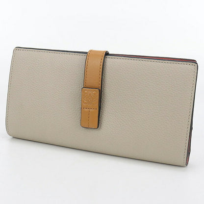 中古 ロエベ 長財布二折 レディース ブランド LOEWE バーティカル ウォレット ラージ C660S40X01 ベージュ 財布 USDLO101962011