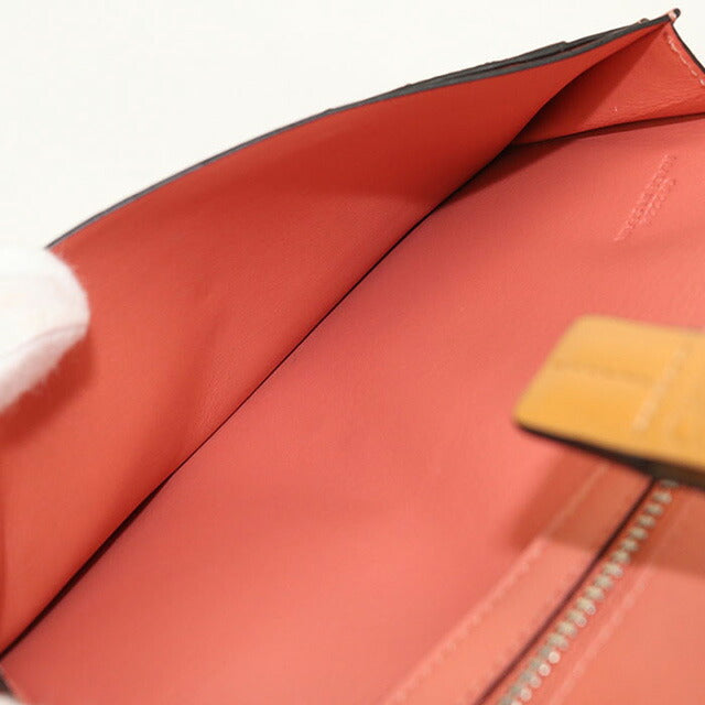 中古 ロエベ 長財布二折 レディース ブランド LOEWE バーティカル ウォレット ラージ C660S40X01 ベージュ 財布 USDLO101962011