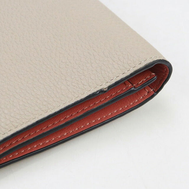 中古 ロエベ 長財布二折 レディース ブランド LOEWE バーティカル ウォレット ラージ C660S40X01 ベージュ 財布 USDLO101962011