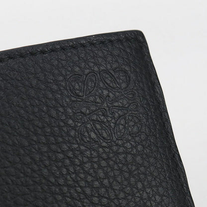 中古 ロエベ 二つ折り財布 メンズ ブランド LOEWE アナグラム バイフォールド コインウォレット C660501X03 ブラック 財布 USDLO101968011