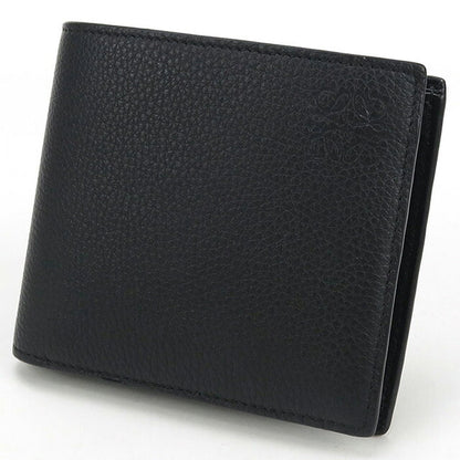中古 ロエベ 二つ折り財布 メンズ ブランド LOEWE アナグラム バイフォールド コインウォレット C660501X03 ブラック 財布 USDLO101968011