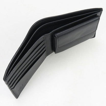 中古 ロエベ 二つ折り財布 メンズ ブランド LOEWE アナグラム バイフォールド コインウォレット C660501X03 ブラック 財布 USDLO101968011