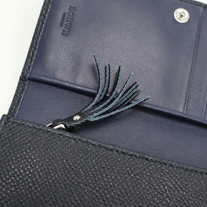 中古 ロエベ 二折財布小銭入付き レディース ブランド LOEWE アナグラム 140.72.I62 ネイビー 財布 USDLO102438011