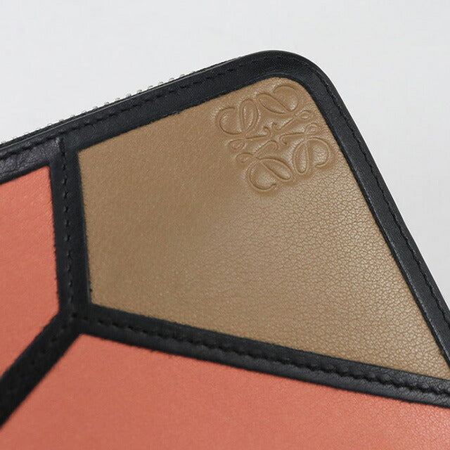 中古 ロエベ 長財布ラウンドファスナー レディース ブランド LOEWE パズル ジップアラウンドウォレット ピンク 財布 USDLO102671011