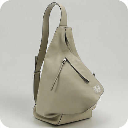 中古 ロエベ ショルダーバッグ ユニセックス ブランド LOEWE アントン スリング ベージュ バッグ USDLO102767011