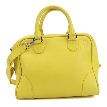 中古 ロエベ ハンドバッグ レディース ブランド LOEWE アナグラム アマソナ 75 2WAY 301.30.L03 イエロー バッグ USDLO102775011