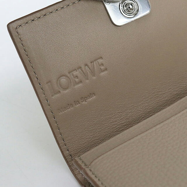 中古 ロエベ 名刺入れ レディース ブランド LOEWE アナグラム ビジネス カードホルダー C821M97X08 ベージュ 小物 USDLO102899011