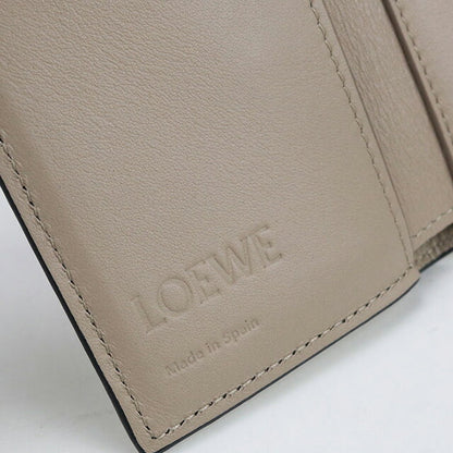 中古 ロエベ 三つ折り財布 レディース ブランド LOEWE アナグラム トライフォールドウォレット C821TR2X16 ベージュ 財布 USDLO102990011