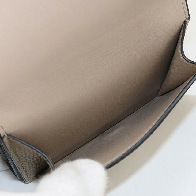 中古 ロエベ 三つ折り財布 レディース ブランド LOEWE アナグラム トライフォールドウォレット C821TR2X16 ベージュ 財布 USDLO102990011